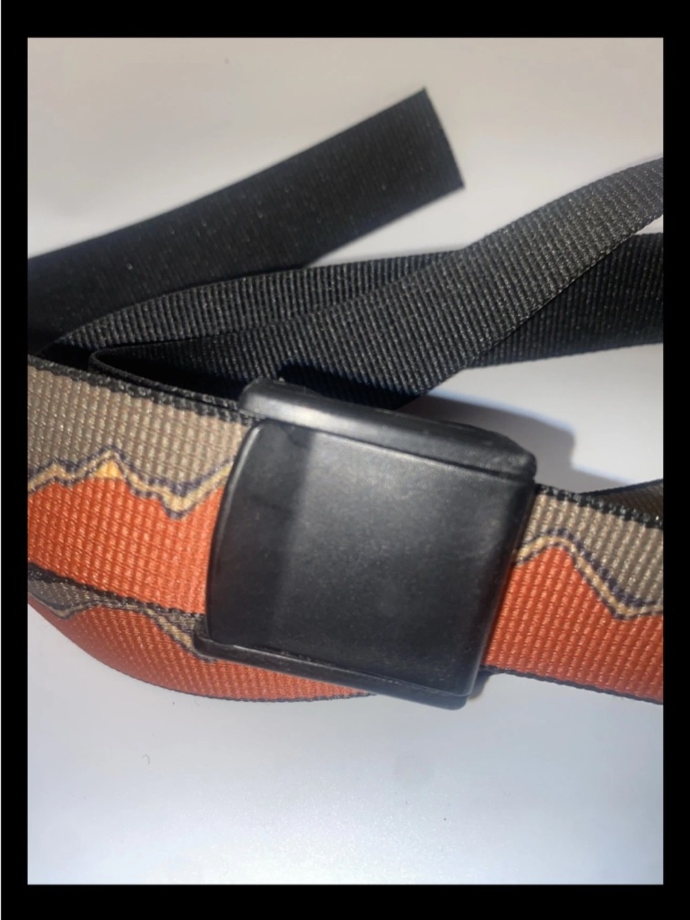 Mens Thomas Bates Southwestern Sunrise Web Hiker Belt-47" Max Adjustable Length - Picture 2 of 4